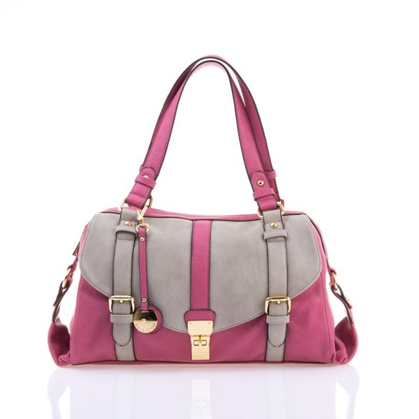 MCD11011-13C - Bolsa de ombro macadamia bicolor